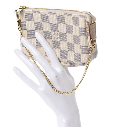 Louis Vuitton Damier Azur Mini Pochette Accessories 2 of 7