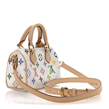 Louis Vuitton LV X TM Monogram Multicolor Nano Speedy White 3 of 10