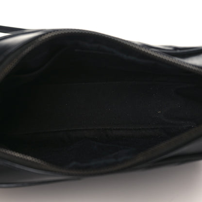 Saint Laurent Calfskin Matelasse Monogram Monochrome Lou Camera Bag Black 5 of 9