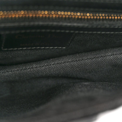 Christian Dior Monogram Saddle Bag Black 5 of 13