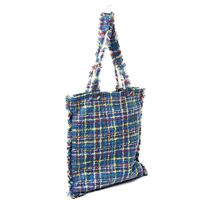 Chanel Tweed N°5 Tote White Multicolor 3 of 11