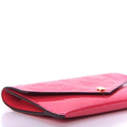 Louis Vuitton Vernis Jeanne Wallet Hot Pink 9 of 10
