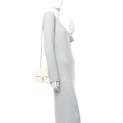 Chanel Lambskin Quilted Mini Rectangular Flap White 2 of 11