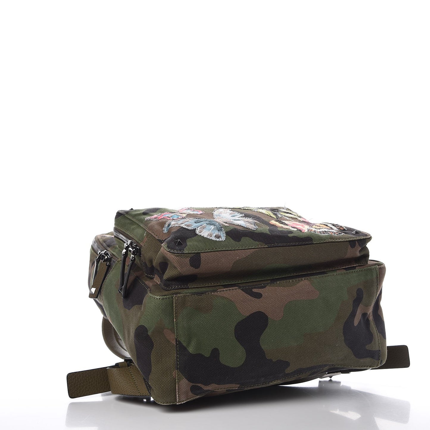 Canvas Butterfly Backpack Camo Green