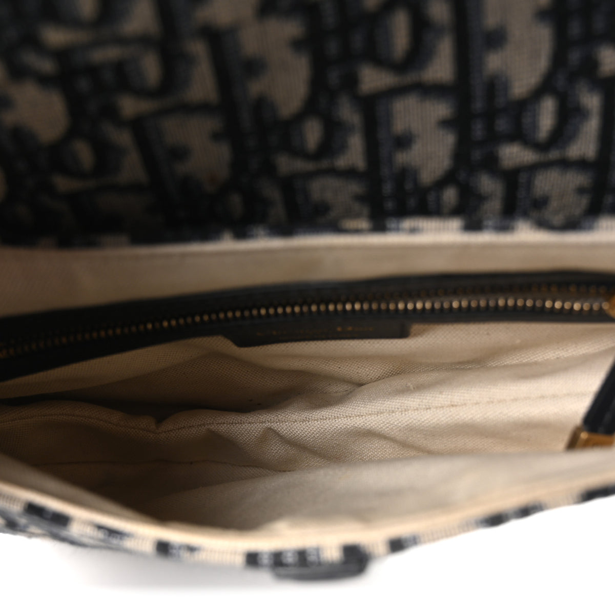 Christian Dior Oblique Saddle Bag Blue 5 of 10