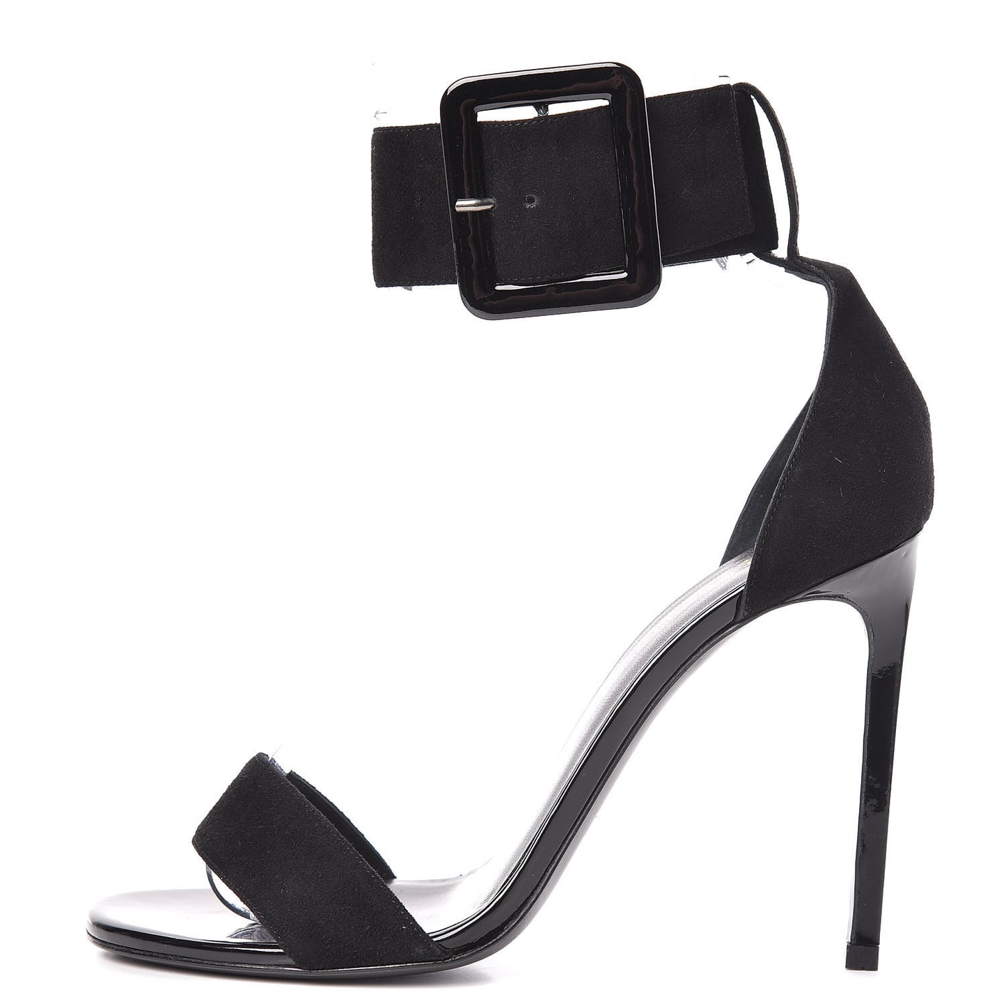 Kid Scamoscia Jane 105 Ankle Strap Sandals 39 Black