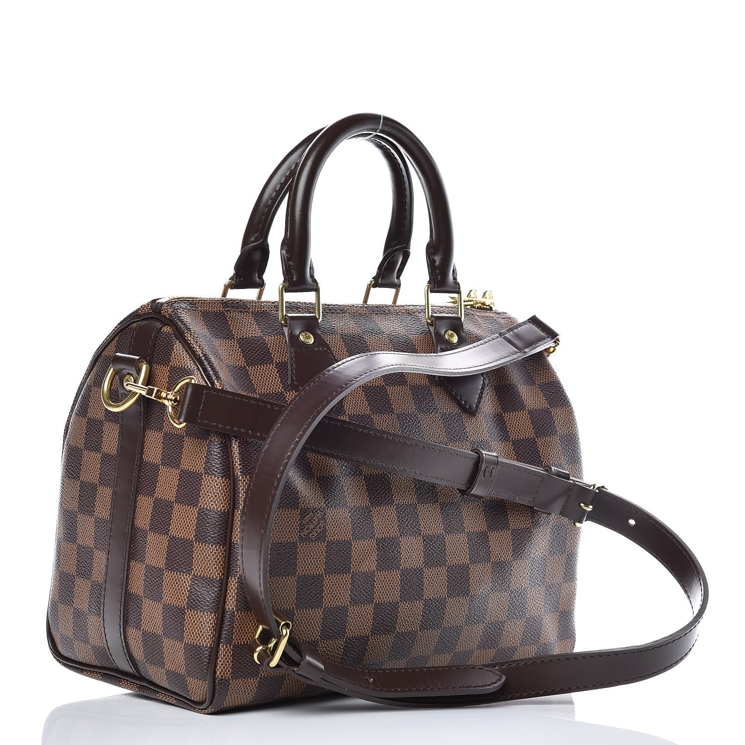 Louis Vuitton Damier Ebene Speedy Bandouliere 25 3 of 10