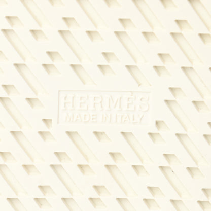 Hermes Swift Peinture Fraiche Mens Quicker Sneakers 42 White Black 9 of 10