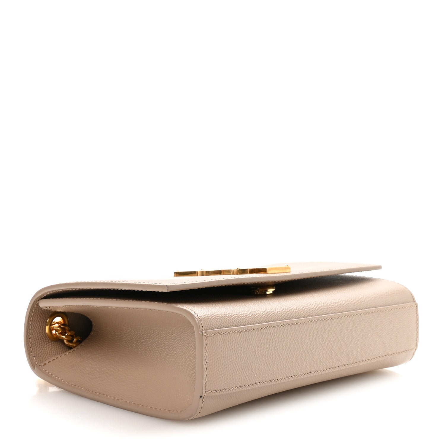 Saint Laurent Grain De Poudre Small Monogram Kate Satchel Nude Powder 4 of 11