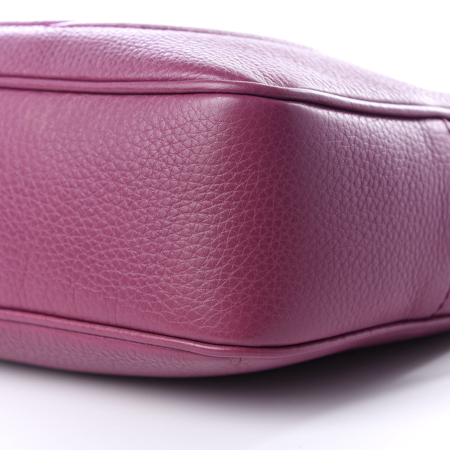 Pebbled Calfskin Small Soho Disco Bag Peonia Flower