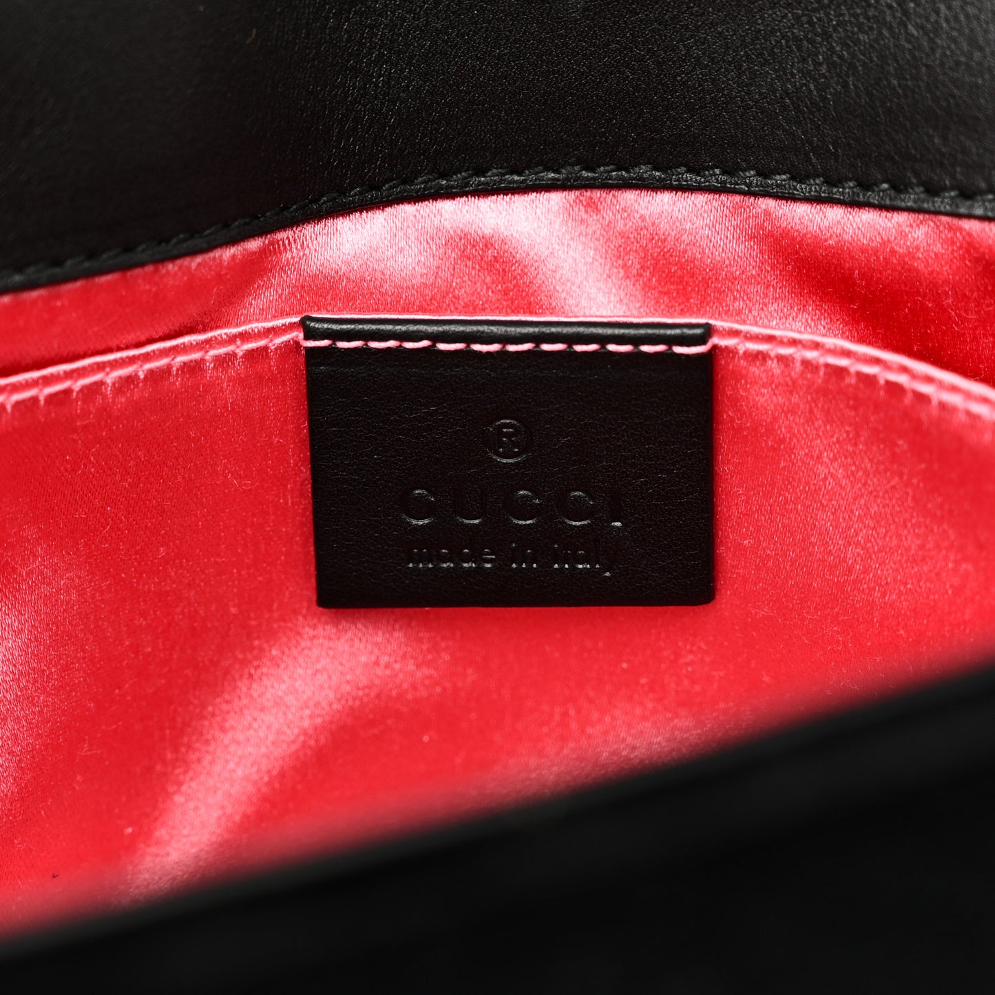 Velvet Matelasse Mini GG Marmont Shoulder Bag Black