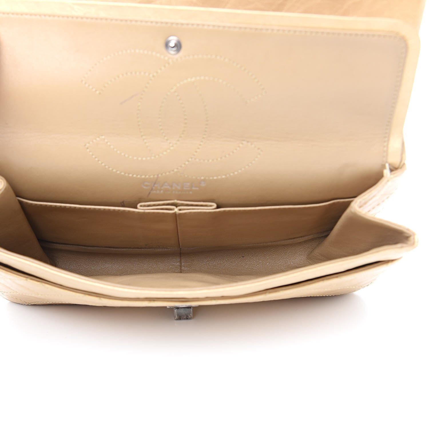 Chanel Metallic Aged Calfskin Quilted 2.55 Reissue 226 Flap Gold 5 of 18