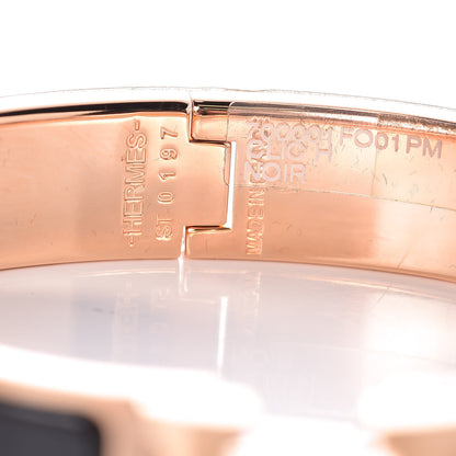 Hermes Enamel Narrow Clic Clac H Bracelet PM Black 4 of 6