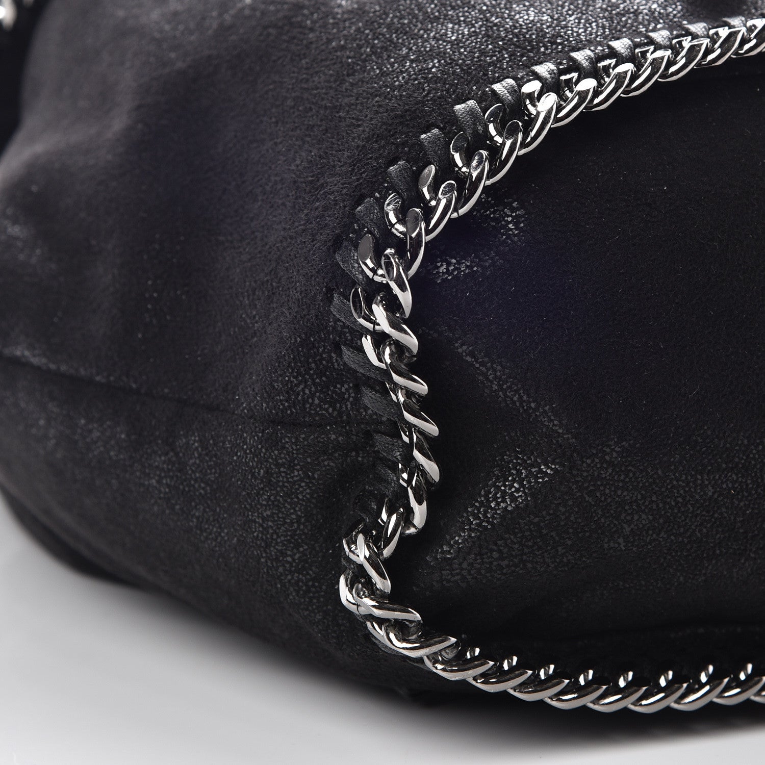 Stella McCartney Shaggy Deer Falabella Backpack Black 9 of 10