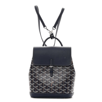 Goyard Goyardine Calfskin Mini Alpin Backpack Navy 1 of 9