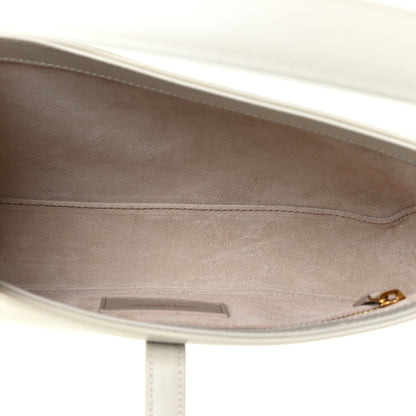 Saint Laurent Smooth Calfskin Le 5 A 7 Hobo Blanc Vintage 9 of 13