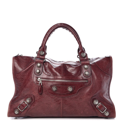 Balenciaga Agneau Giant 21 Silver Hardware Work Dark Wine 1 of 11