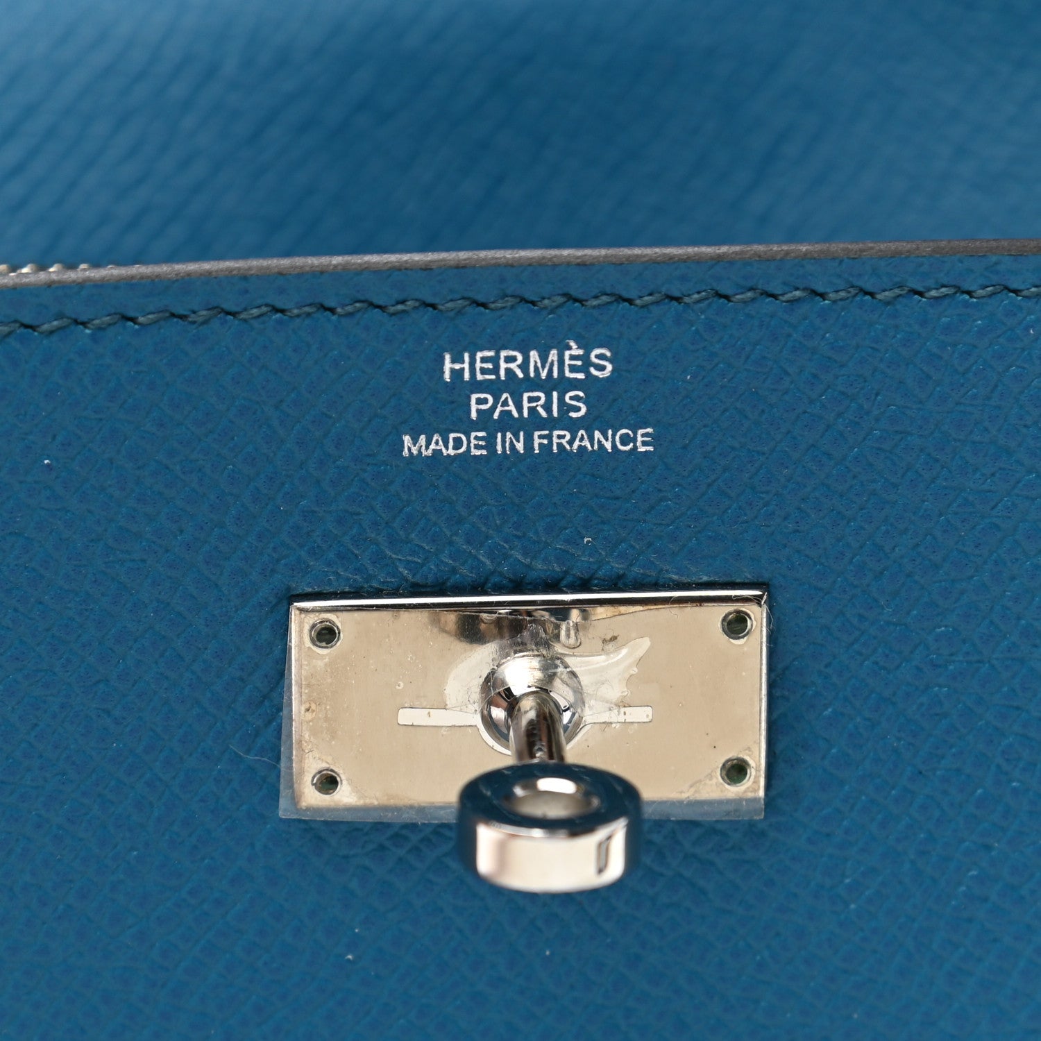 Hermes Epsom Kelly Longue Wallet Bleu Izmir 6 of 8