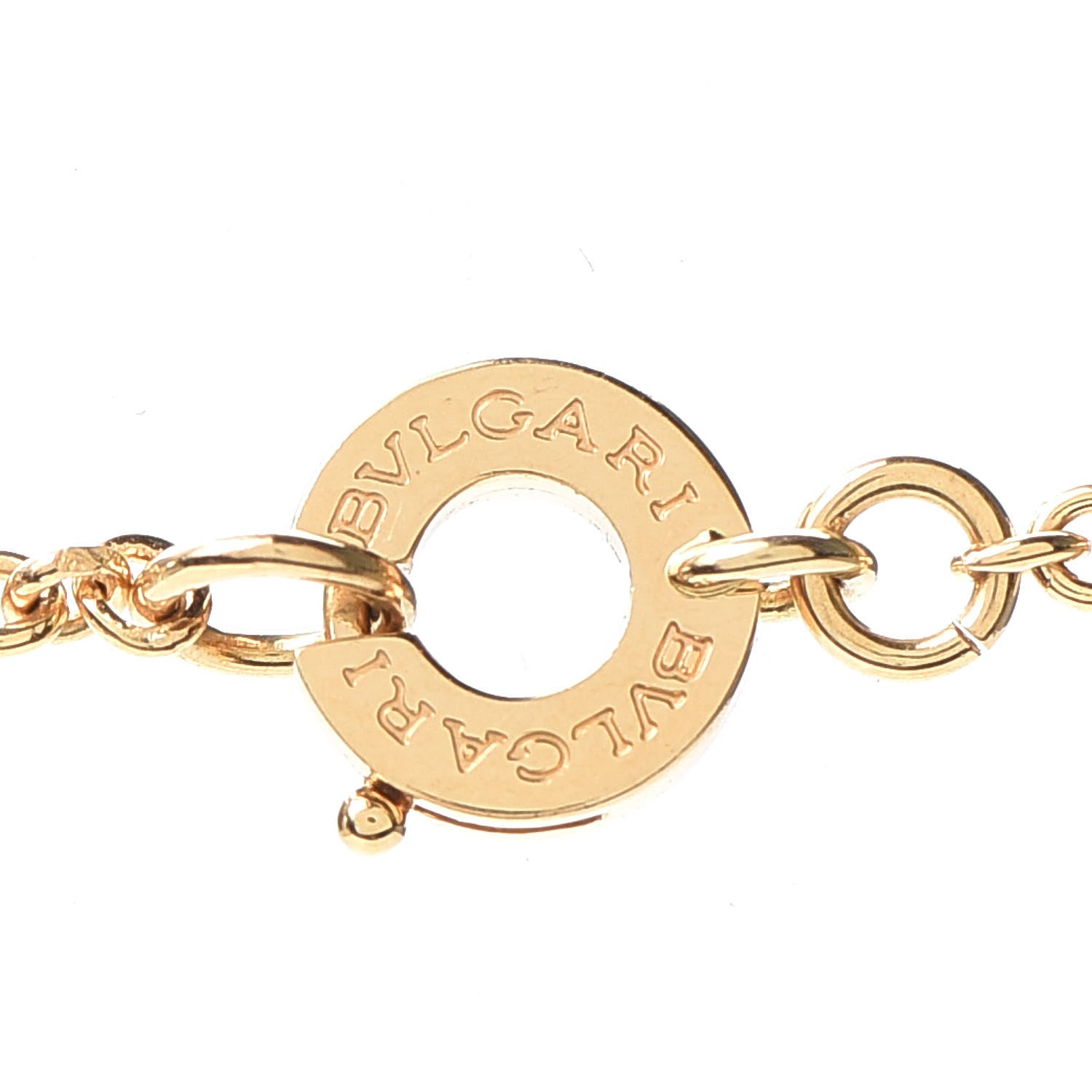 Bulgari 18K Yellow Gold Stainless Steel Tondo Sun Sautoir Necklace 4 of 4