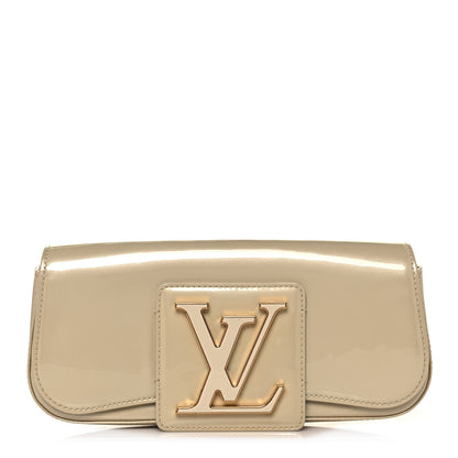 Louis Vuitton Patent Sobe Clutch Blanc Corail 1 of 12
