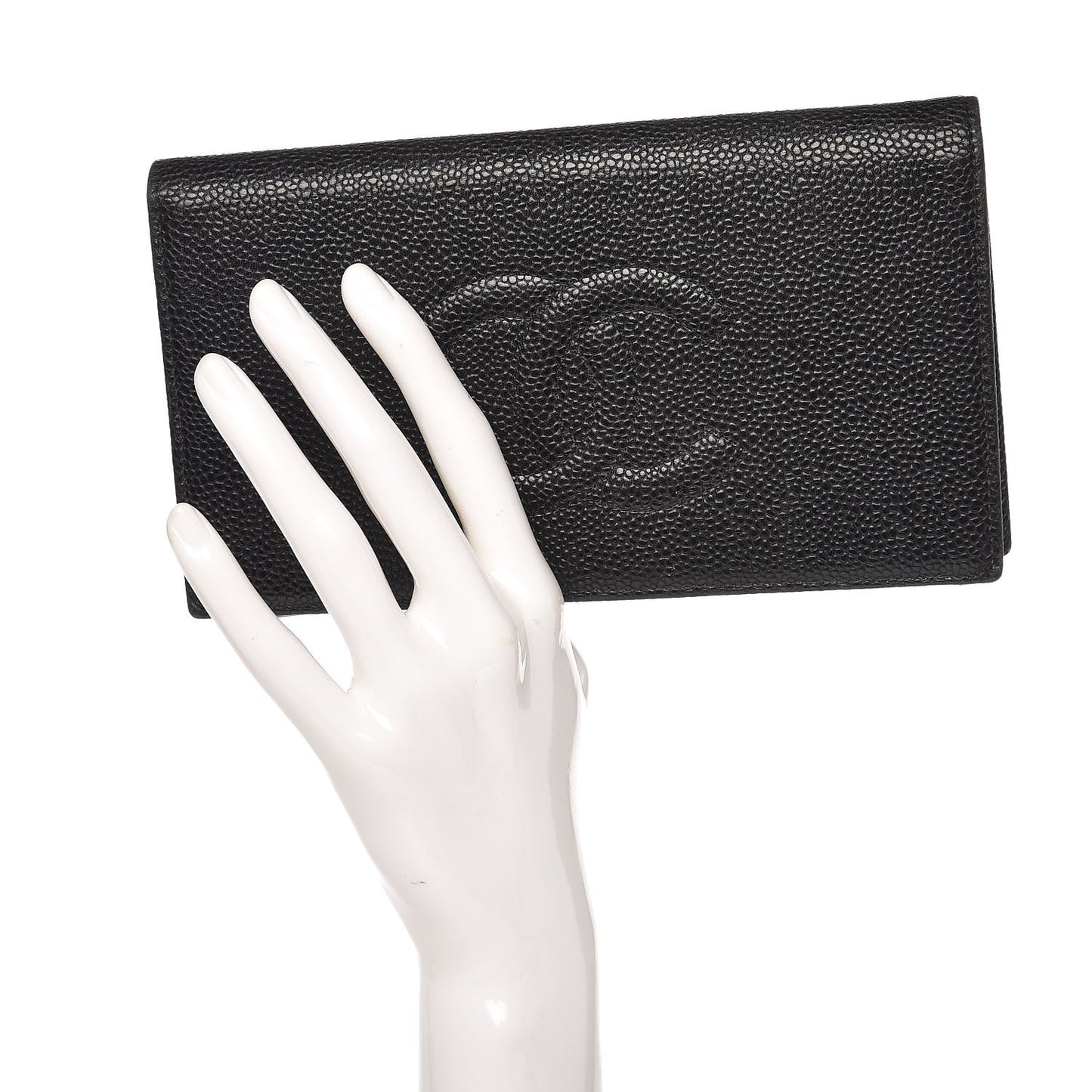 Caviar Timeless CC Yen Wallet Black