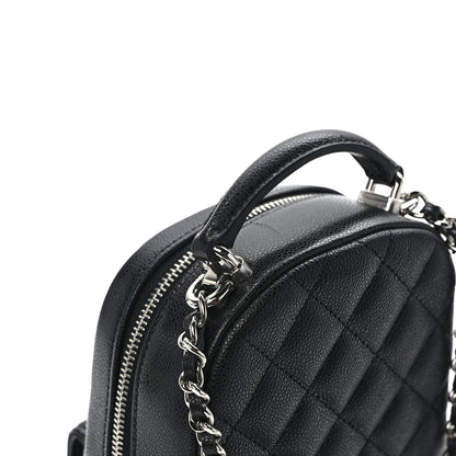 Chanel Caviar Quilted CC Mini Classic Backpack Black 13 of 14