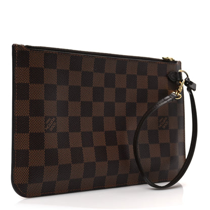 Louis Vuitton Damier Ebene Neverfull MM GM Pochette 3 of 7