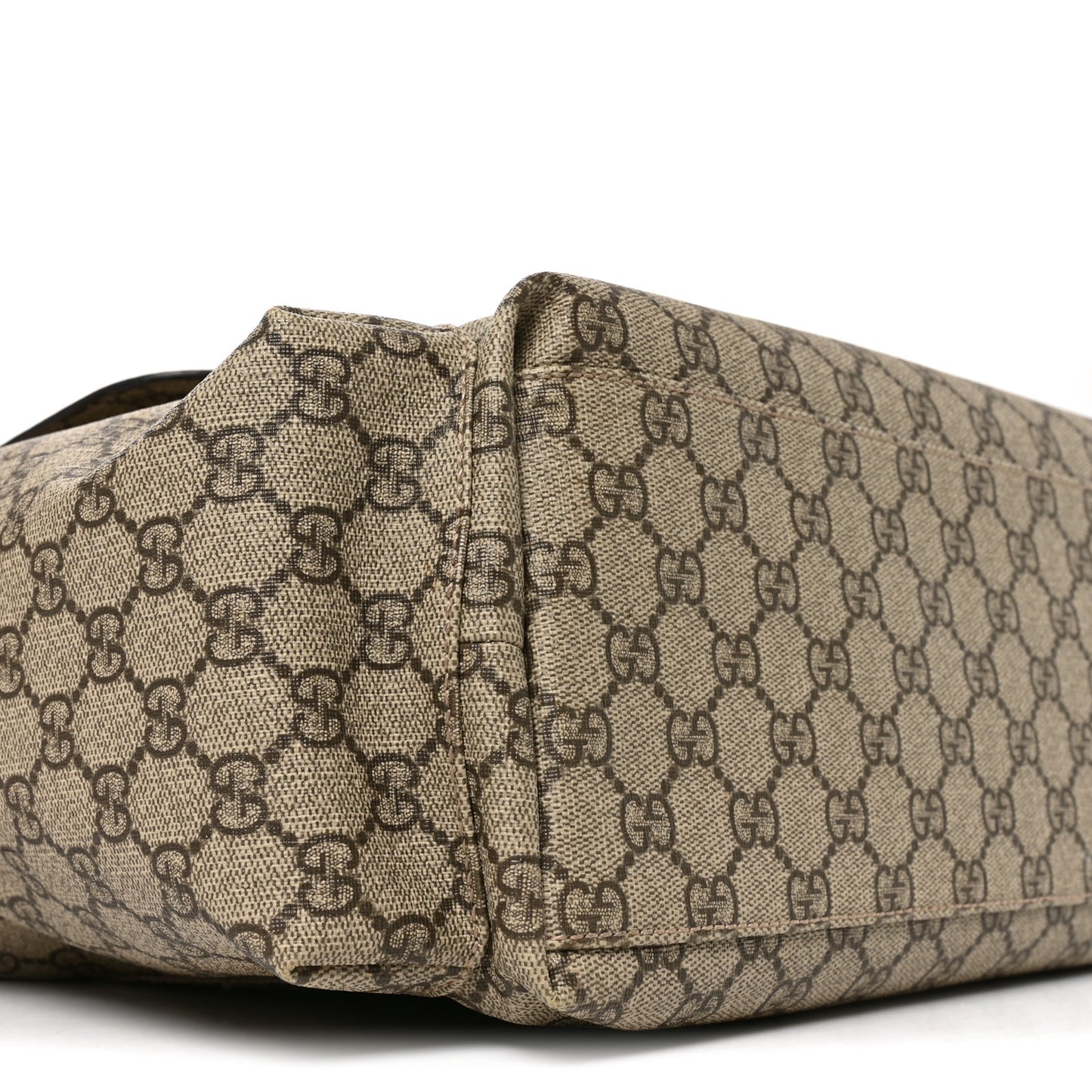 GG Plus Monogram Messenger Diaper Bag Dark Brown