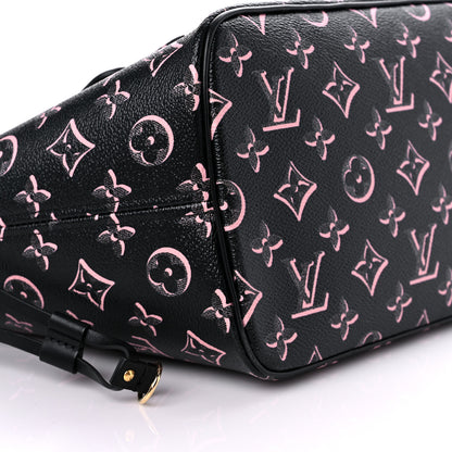 Louis Vuitton Monogram Fall For You Neverfull MM Black 7 of 8