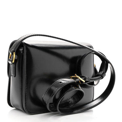 Celine Shiny Calfskin Teen Triomphe Black 3 of 12