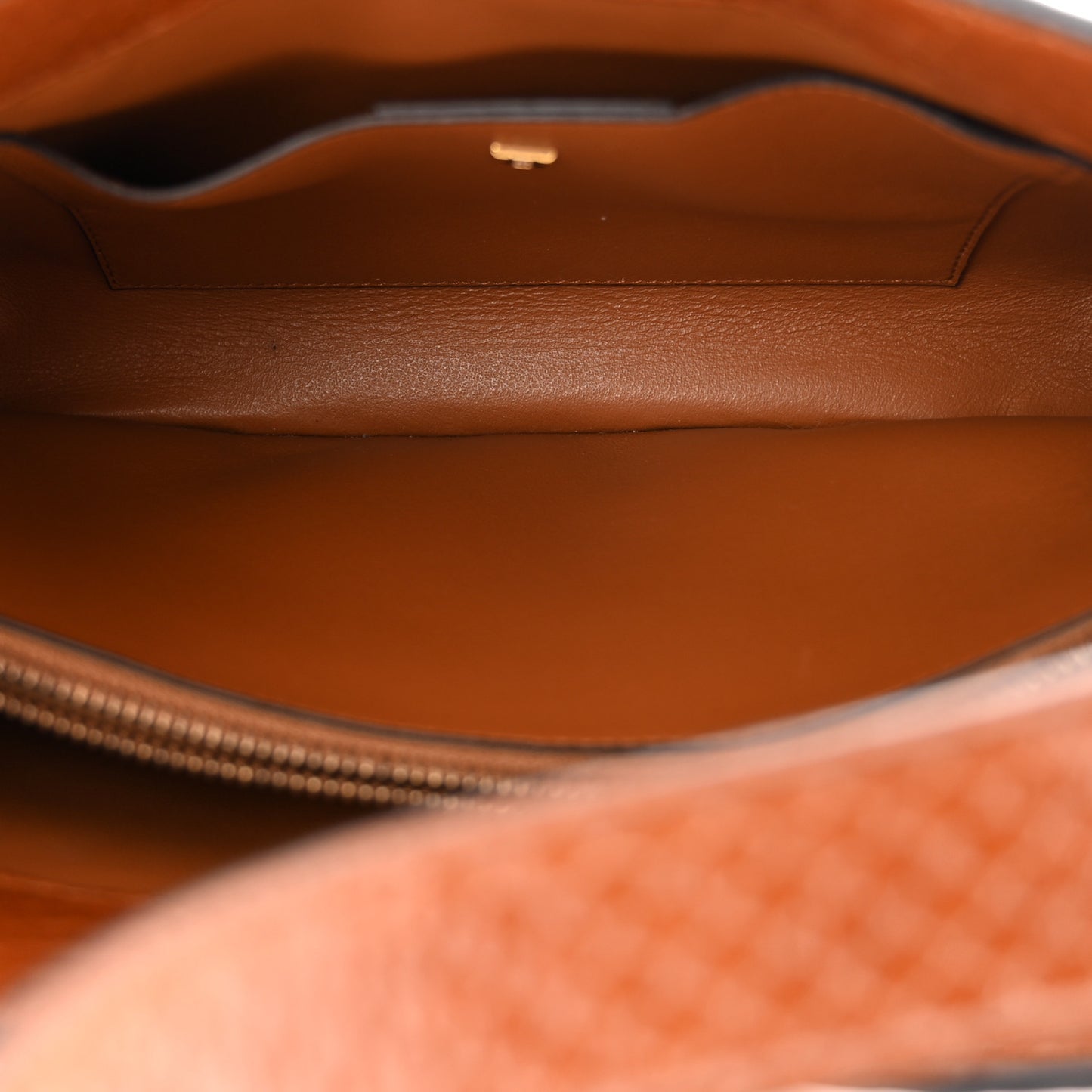 Snakeskin Trifolio Shoulder Bag Sella
