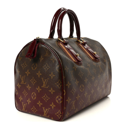 Louis Vuitton Monogram Mirage Speedy 30 Bordeaux 3 of 10