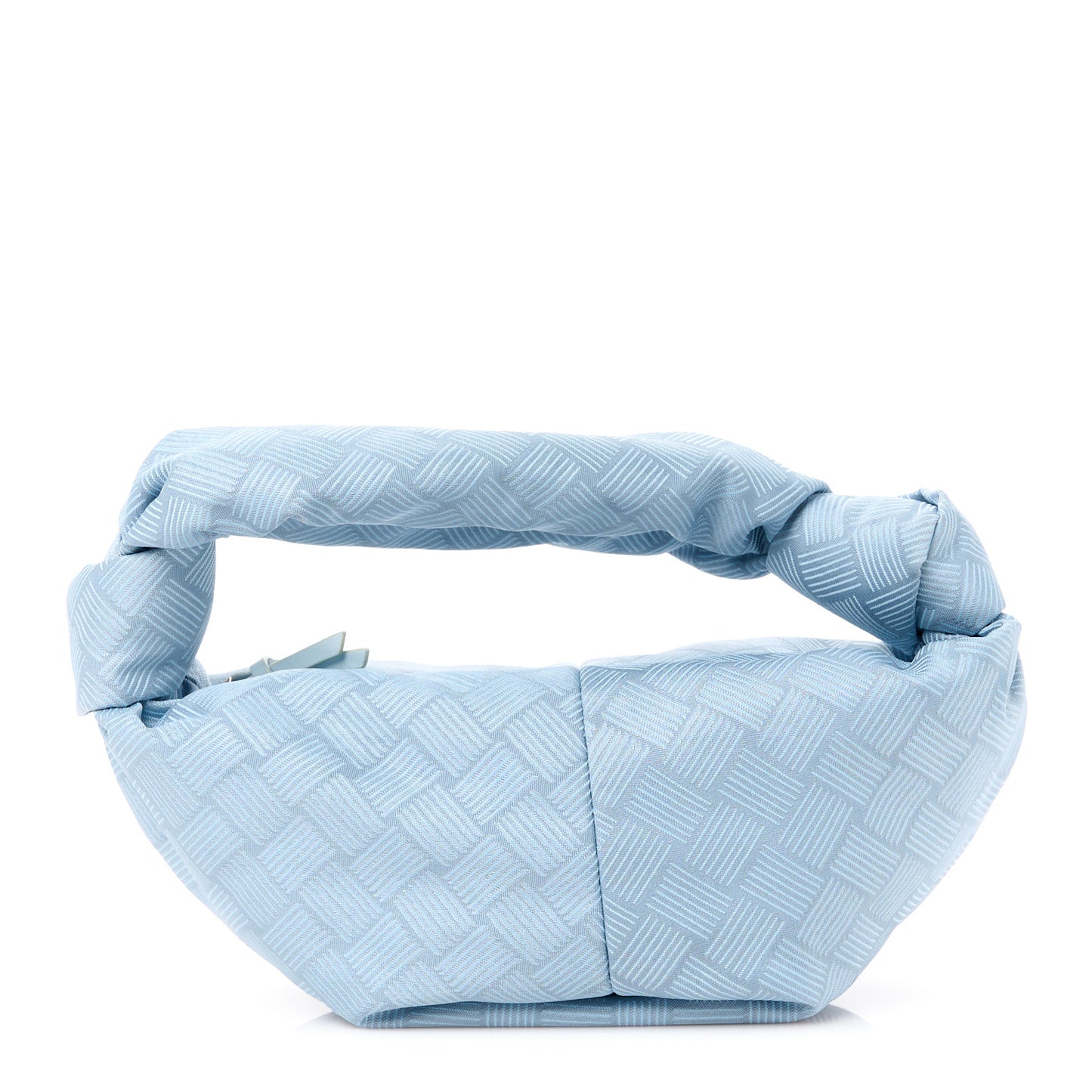 Jacquard Mini Double Knot Bag Bubble Silver