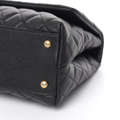 Chanel Caviar Quilted Small Coco Handle Flap Black 8 of 14