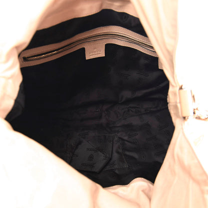 Gucci Patent Medium Hysteria Top Handle Bag Beige 5 of 14