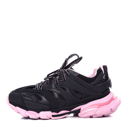 Balenciaga Mesh Nylon Bi-Color Womens Track Sneakers 38 Black Pink 1 of 10