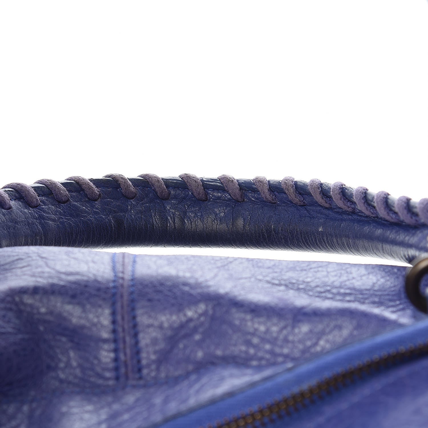 Balenciaga Agneau Classic Hardware Work Bleu Lavande 14 of 14