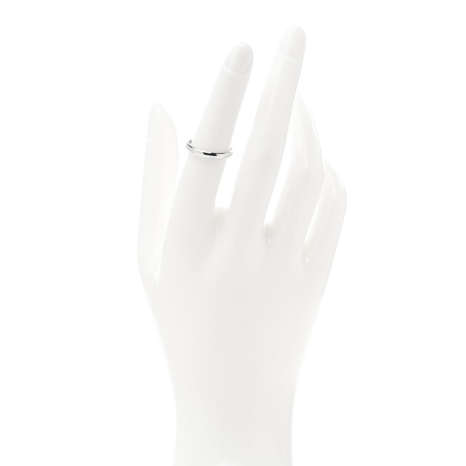 Cartier Platinum 2.5mm 1895 Wedding Band Ring 52 6 2 of 4