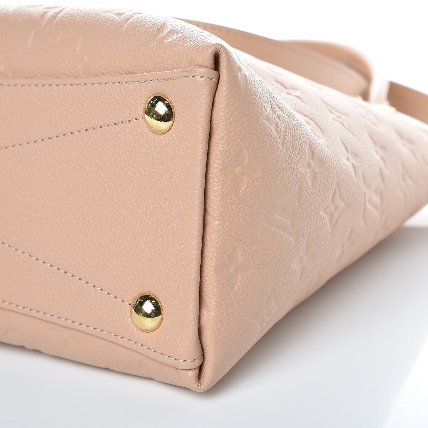 Empreinte V Tote MM Beige Rose Creme