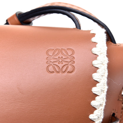 Loewe Calfskin Crochet Trim Small Gate Crossbody Bag Tan 10 of 10