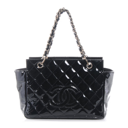 Chanel Patent Petit Timeless Shopping Tote PTT Black 1 of 9