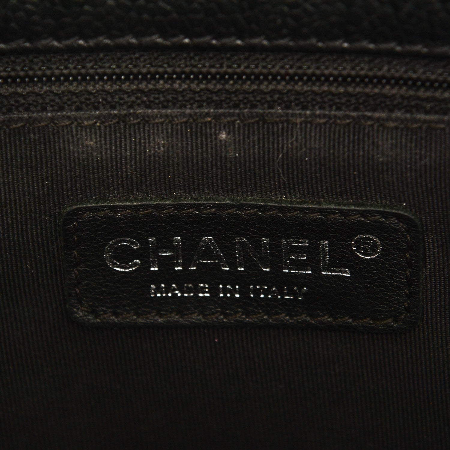 Chanel Caviar Quilted Grand Shopping Tote GST Black 6 of 7