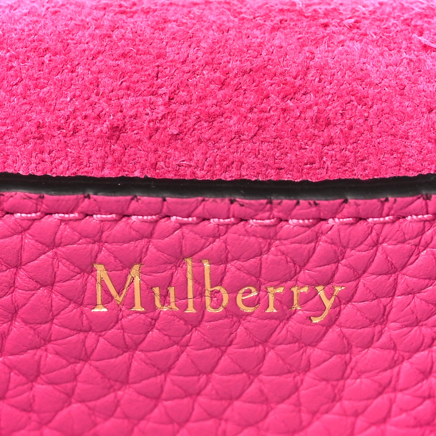 Mulberry Small Classic Grain Small Amberley Satchel Mulberry Pink 6 of 8