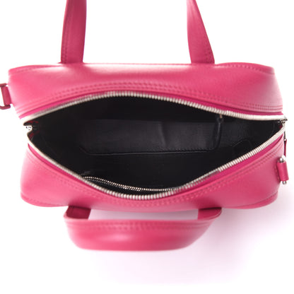 Balenciaga Shiny Day Calfskin XS Triangle Square Bag Pink 5 of 10