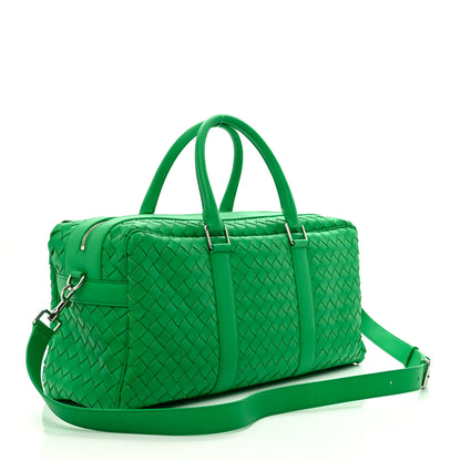 Bottega Veneta Nappa Intrecciato Large Duffle Bag Parakeet 2 of 8