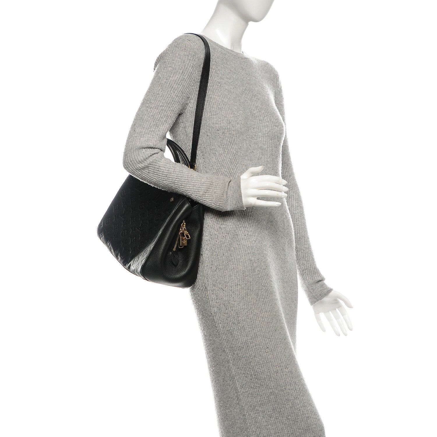 Louis Vuitton Empreinte Montaigne MM Black 2 of 8