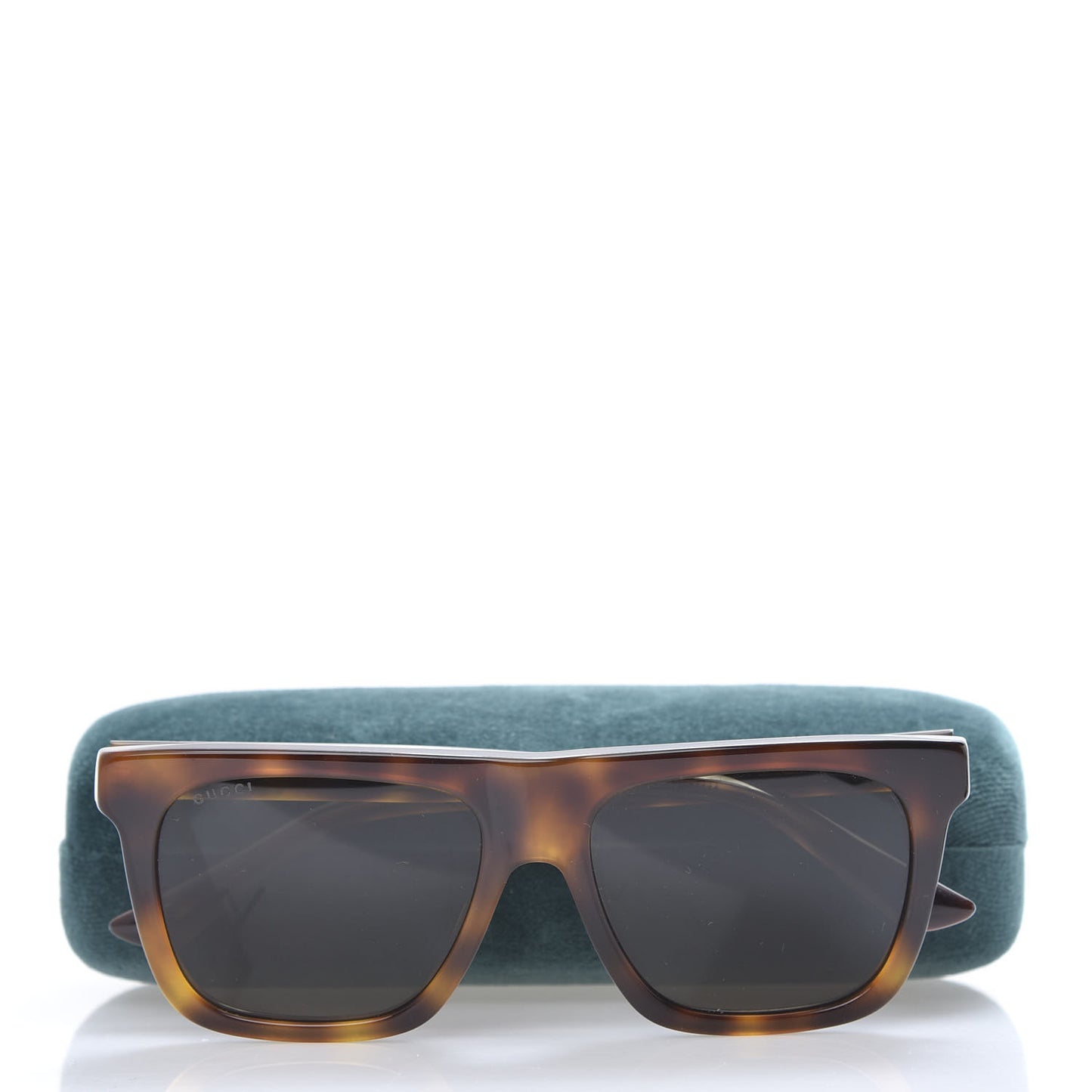 Square Frame Star Sunglasses GG 0347S Tortoise