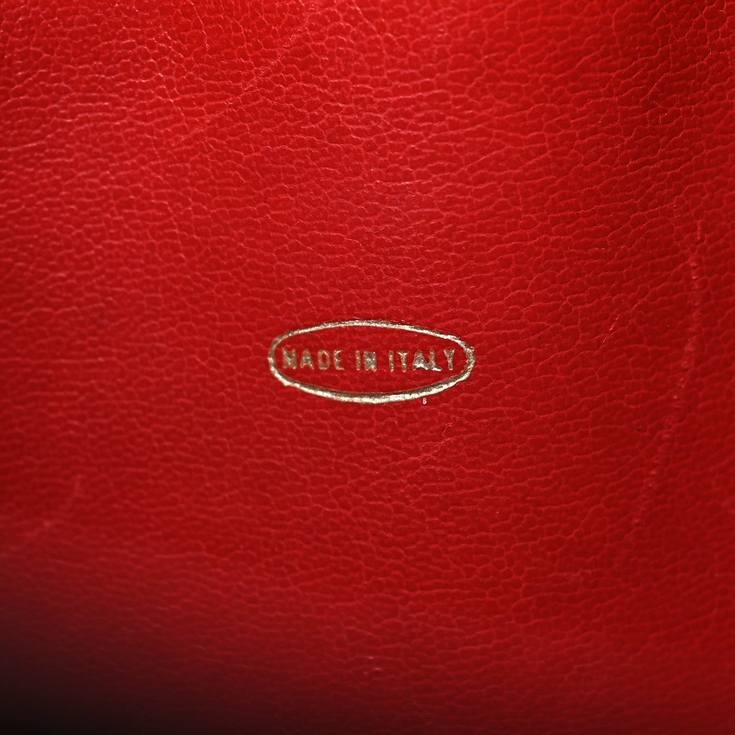 Lambskin Quilted Tote Red