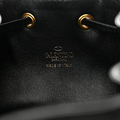 Valentino Garavani Nappa Mini VLogo Signature Bucket Bag Black 6 of 13