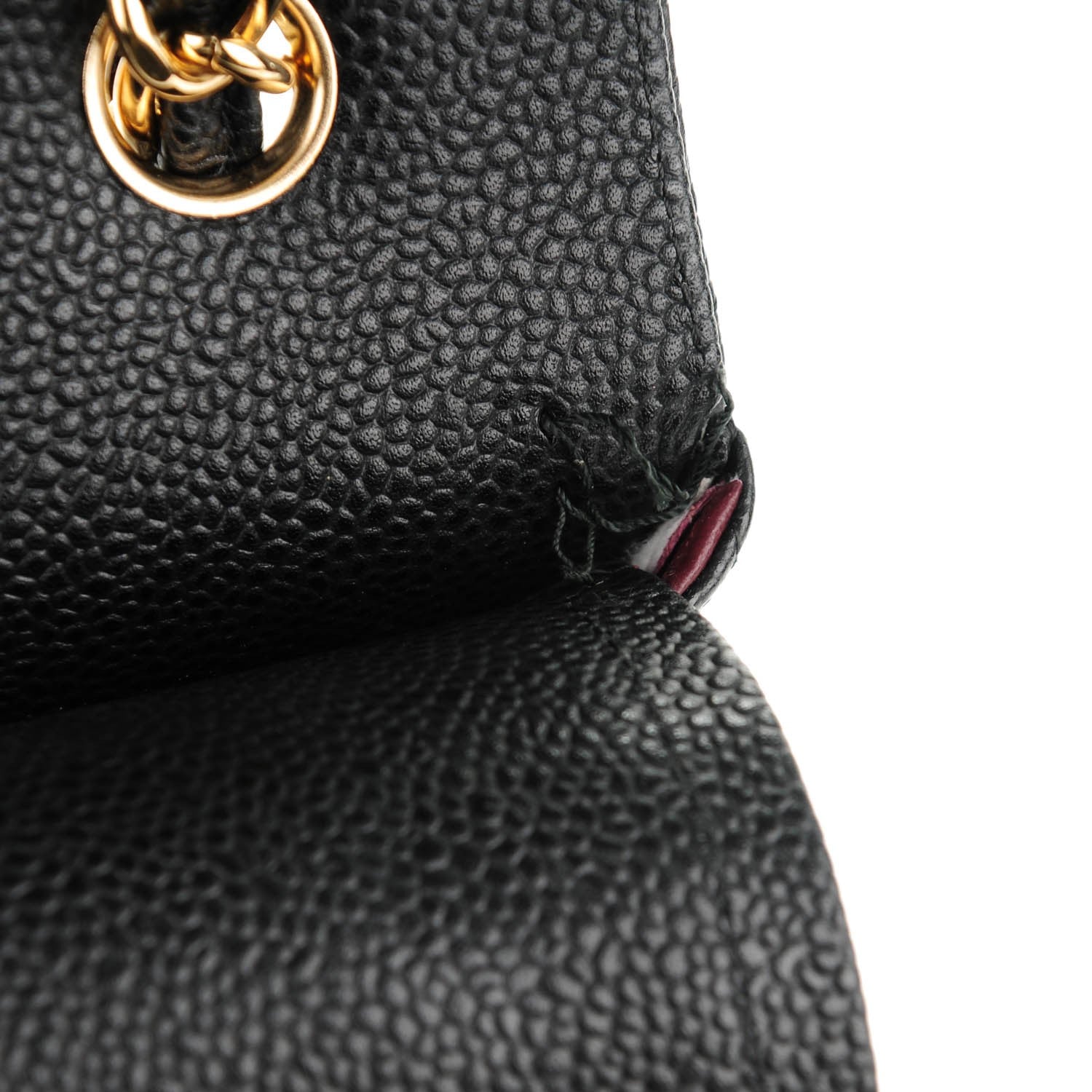 Chanel Caviar Quilted Jumbo Double Flap Black 9 of 10